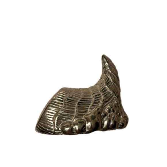 Lenox Kirk Steiff Collection Pewter Cornucopia Salt & Pepper Shakers - Picture 5 of 6